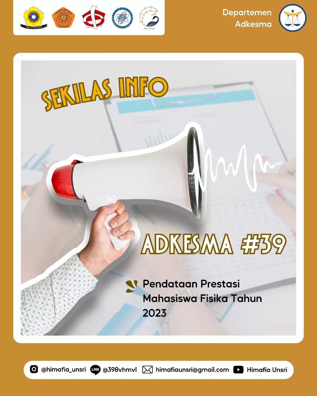 [Sekilas Info Adkesma #39 : Pendataan Prestasi Mahasiswa Fisika Tahun 2023]